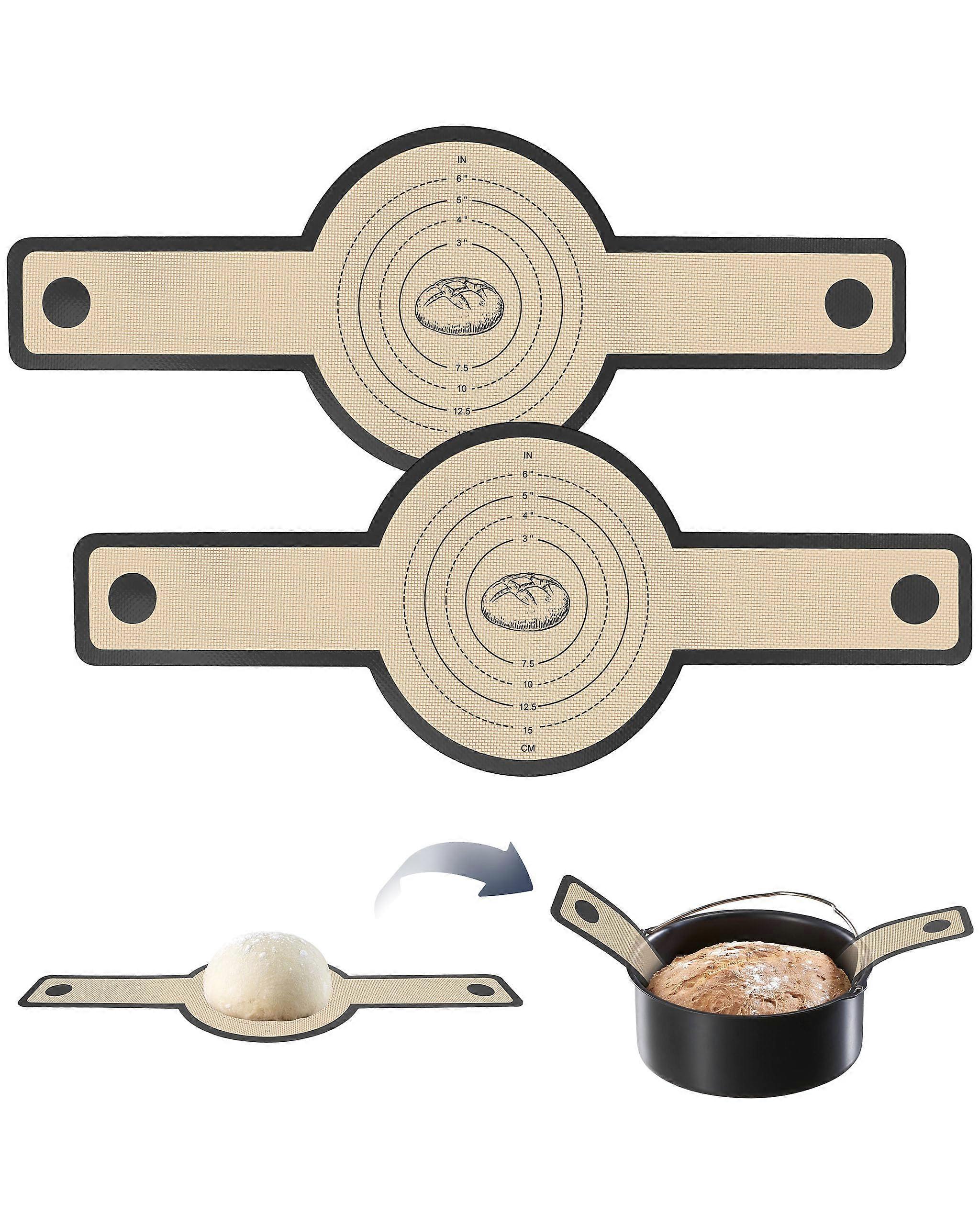 2 Pcs Non-Stick & Easy to Clean Bread Sling for Bread Baking and Transferring Sourdough