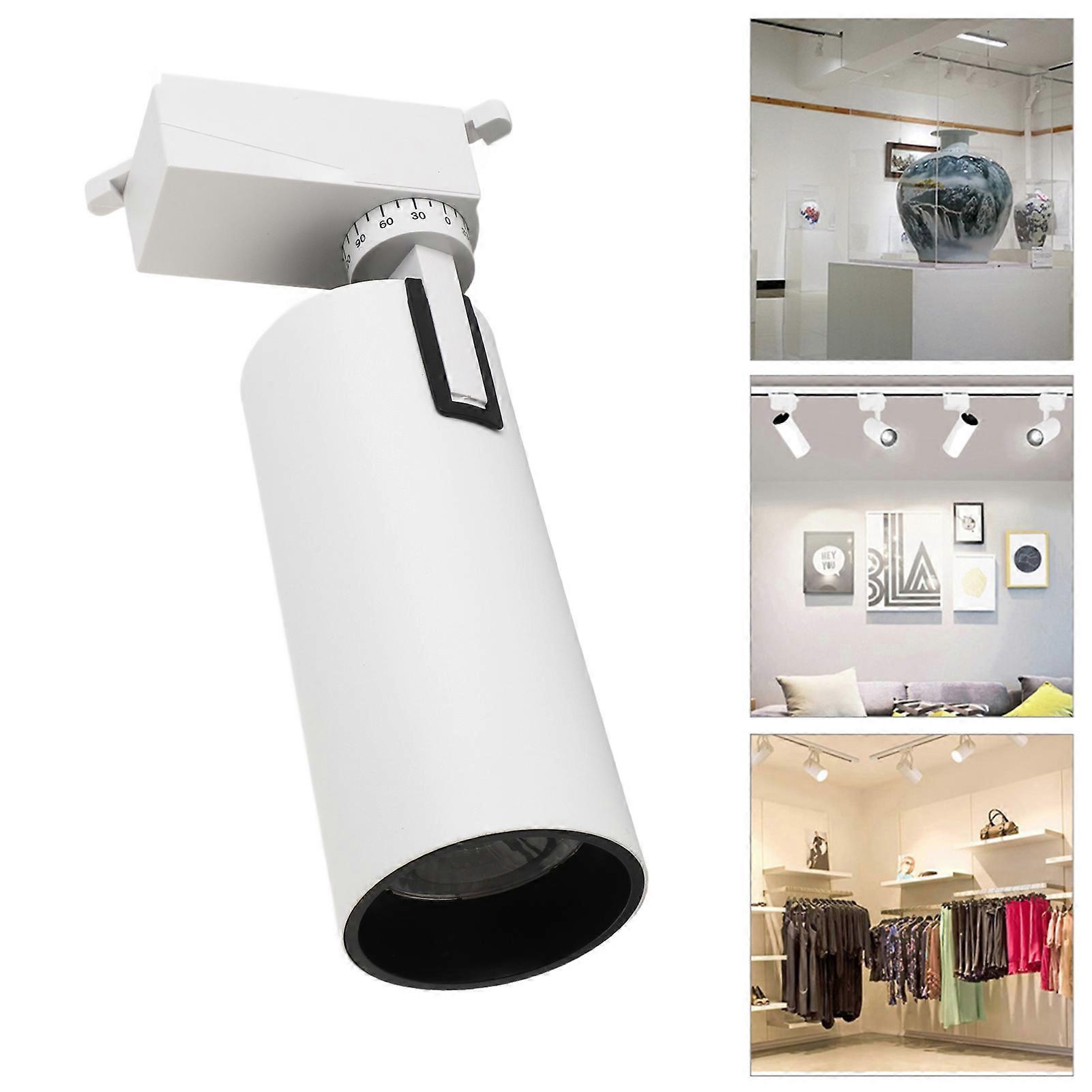 AC220V 20W 4000K White LED Spotlight Track Light Adjustable