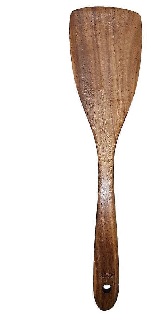 9 Piece Teak Wood Spatula Set for Cooking Tasks Medium Size Kitchen Utensils