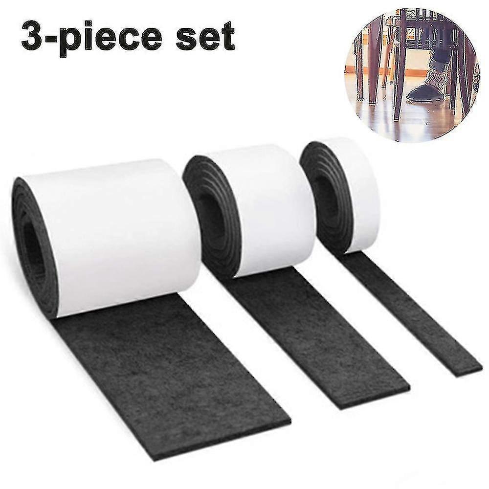 3 Rolls Self-Adhesive Felt for Furniture, Cut Any Shape