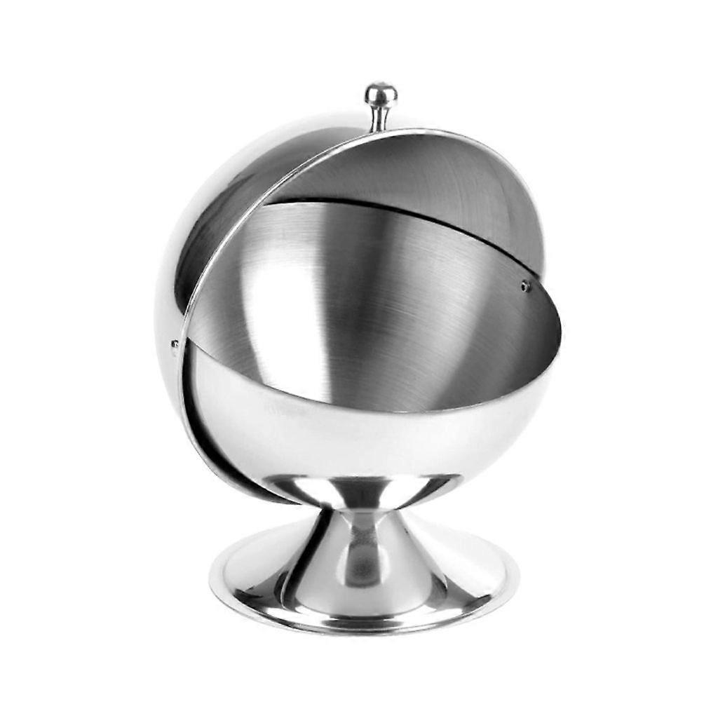 unbrand Stainless Steel Sugar Bowl with Lid for Household Sweet Storage Container