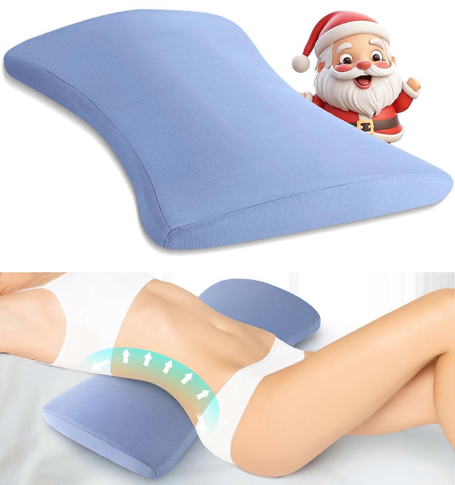 Lumbar support pillow for bed relief: back pillow for sleep