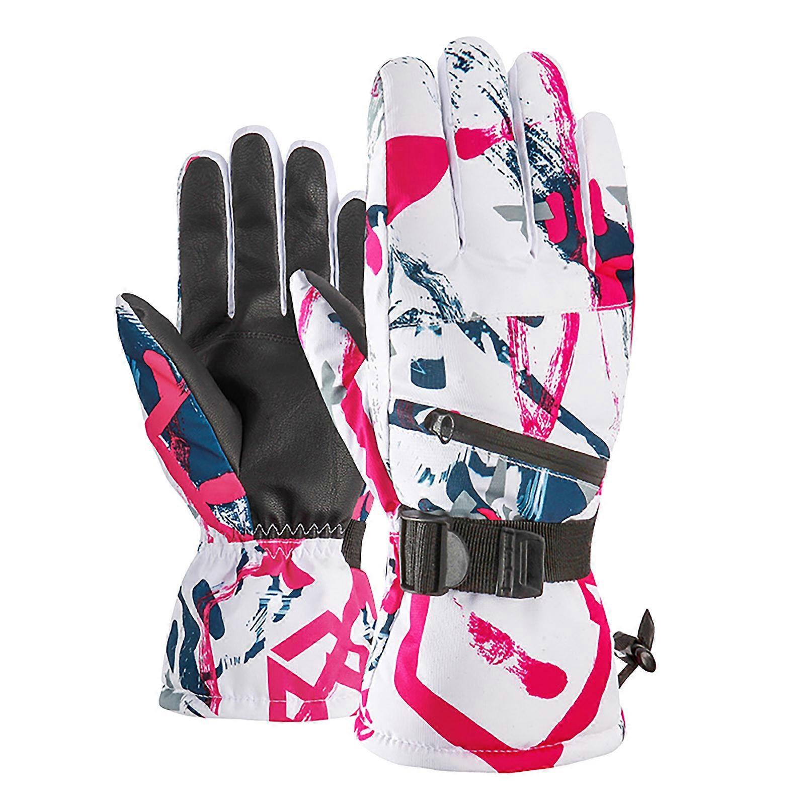 Men And Women Ski Gloves Warm And Adult Riding Controllable Screen Foldable