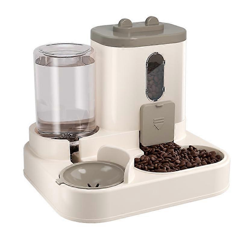 Two-in-One Upgraded Automatic Pets Feeder and Water Dispenser Combo Set Gravity Feeder For Cats And Dogs, Large Capacity
