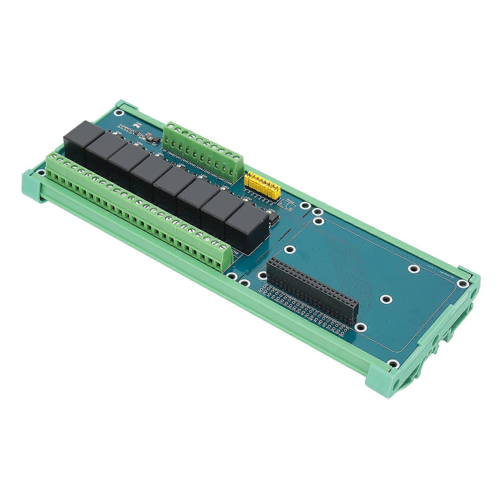 Relay Module for Raspberry Pi 4b 3b 8 Channel 5V Extension Board PLC ...