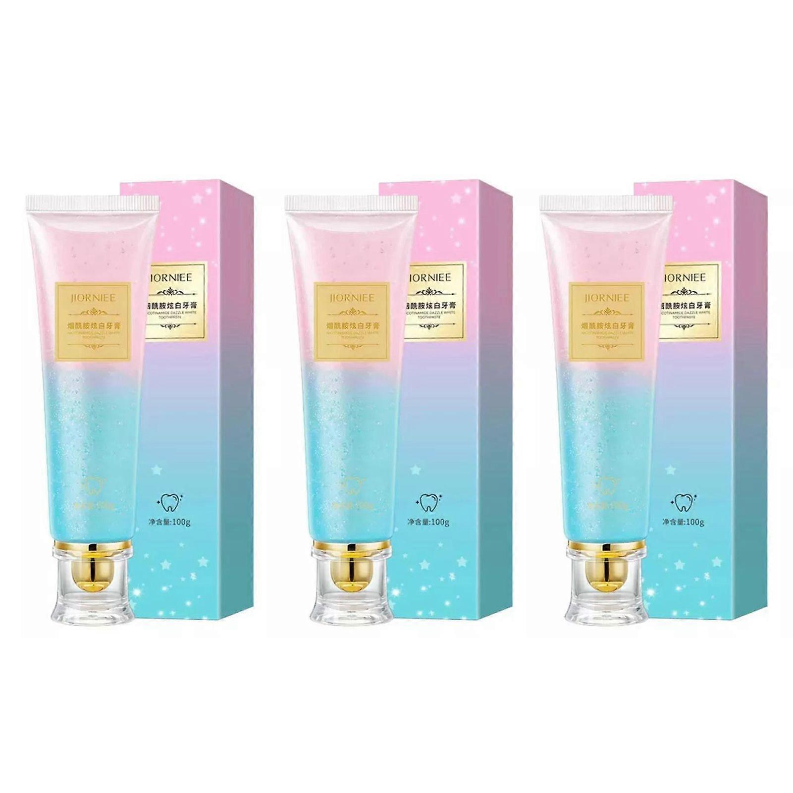 1-3X Niacinamide Whitening Toothpaste, Natural Niacinamide Toothpaste, Dazzle Teeth Whitening Toothpaste