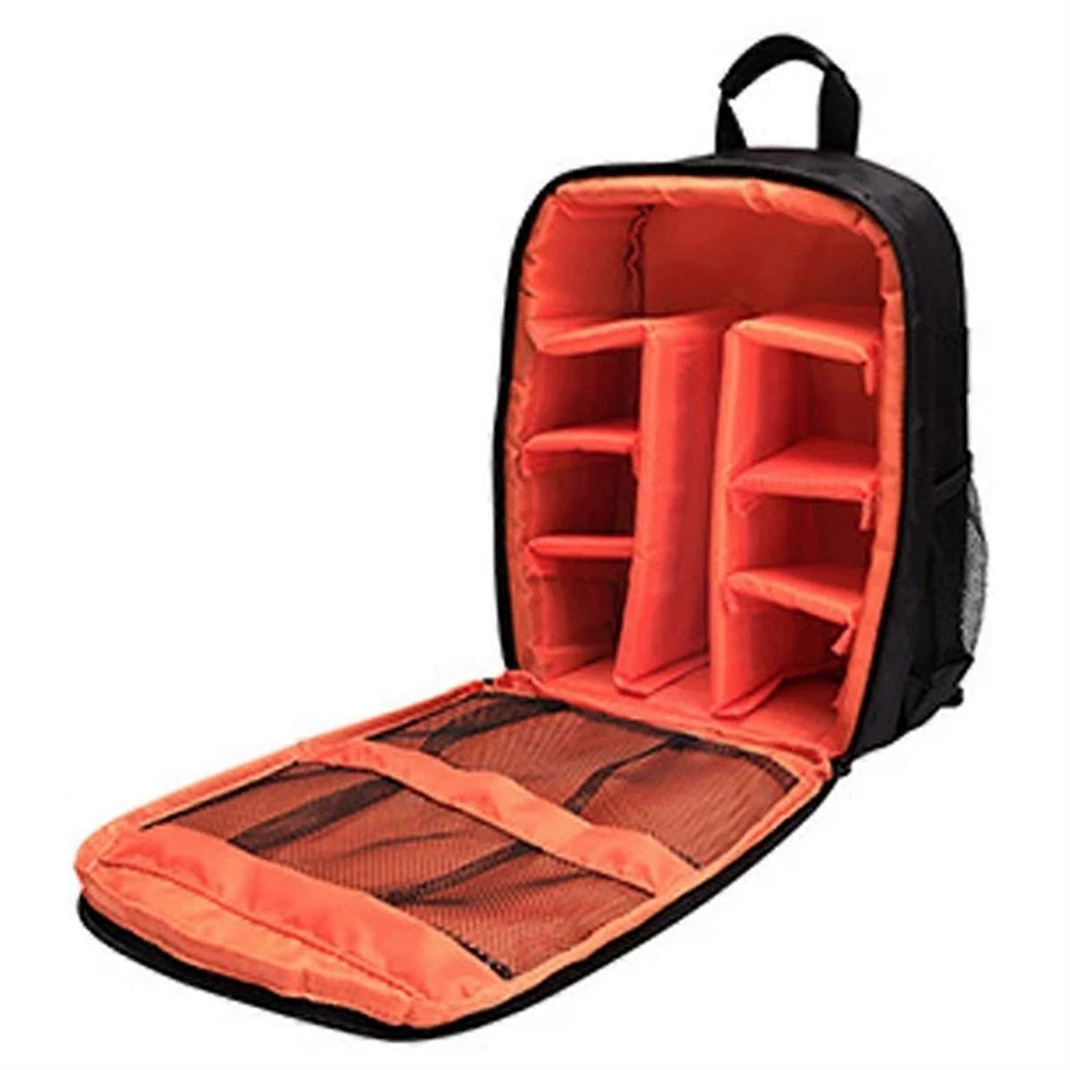 Multi-Functional Digital Camera Backpack Bag Waterproof Orange