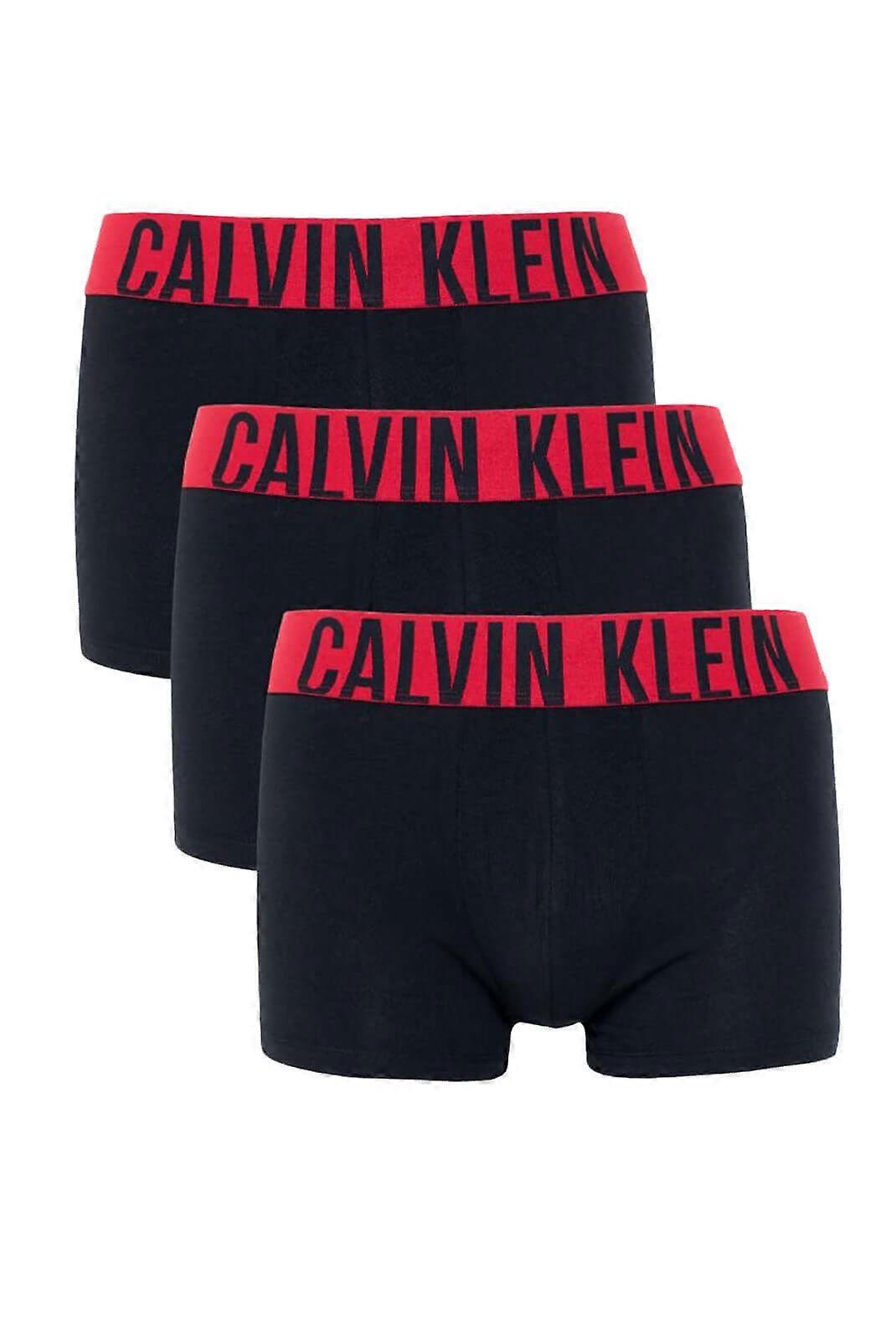 Calvin Klein Εσώρουχα 3 Pack Μπόξερ από βαμβάκι Intense Power - Juneberry Black