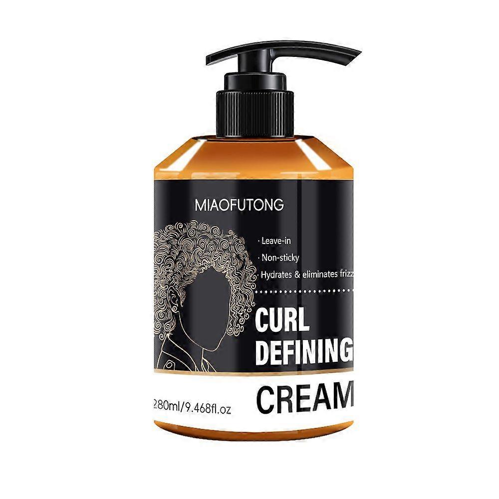 Curl Defining Cream - Anti-Frizz Curling Cream to Define All Curly Types & Hair Textures Curling Perfection