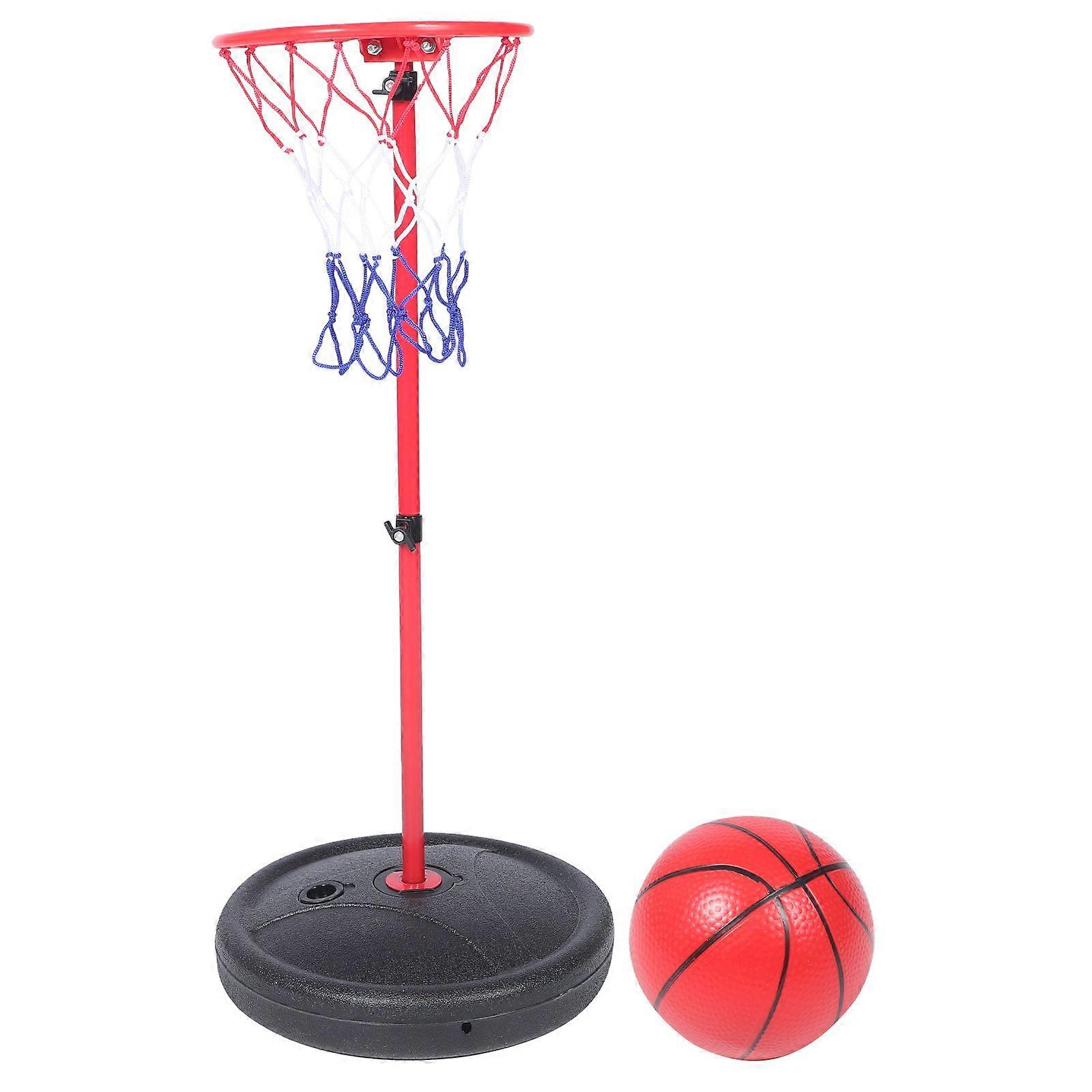 1 Set Pool Basketball Hoop Floating Basketball Hoop and Basketball Poolside Game with Ball Inflator