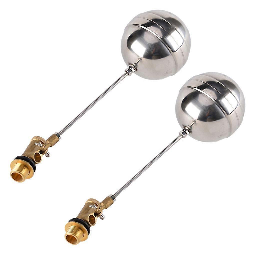 2Pcs DN20 3/4'' Ball Valve Floating Water Level Valve Floating Ball Valve