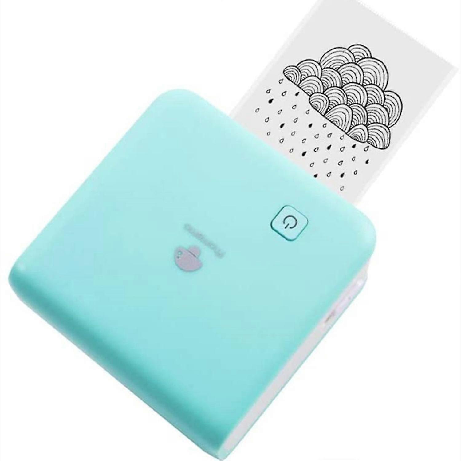 Pocket Bluetooth Bug Thermal Label Printer, Green