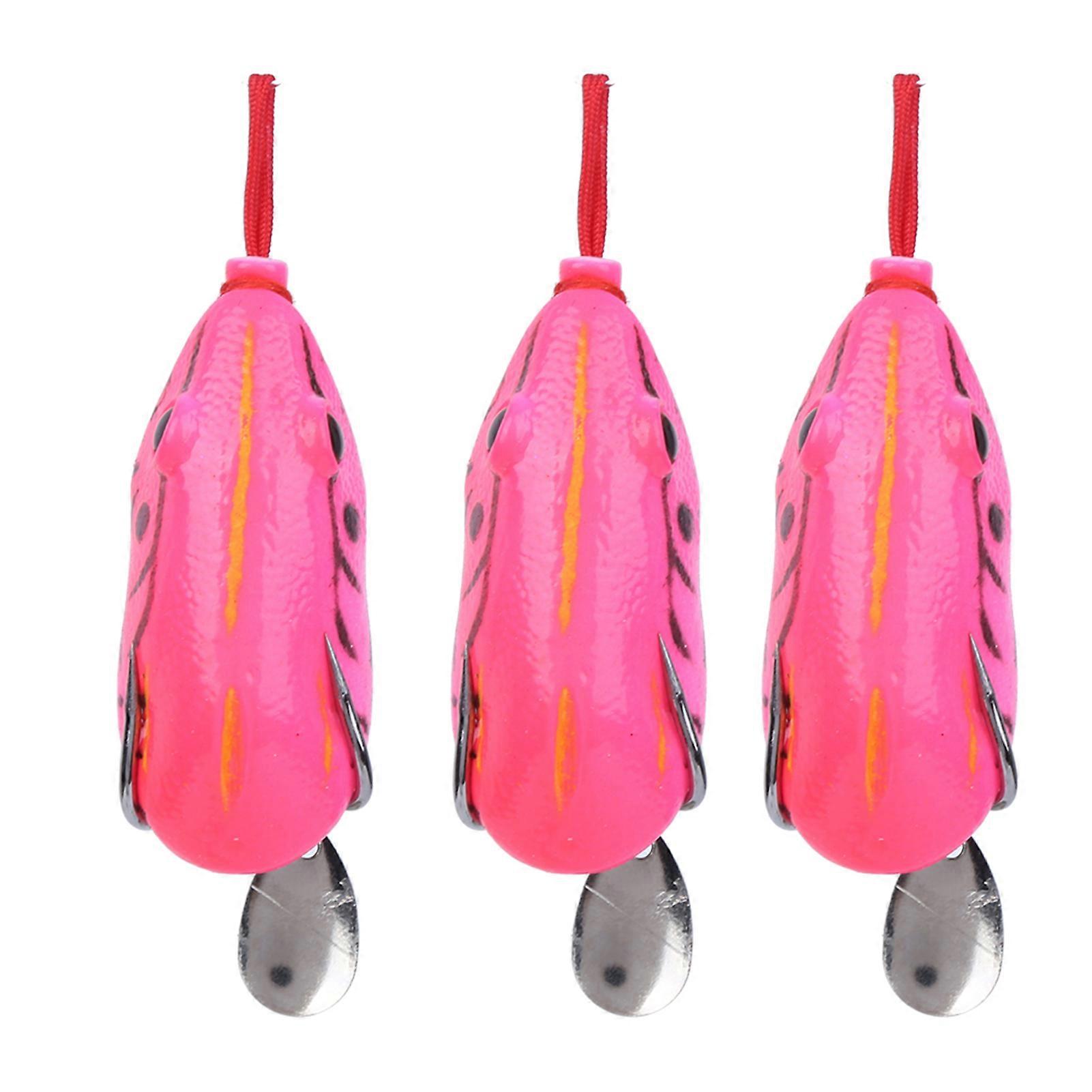3Pcs Artificial Simulation Soft Sequin Fishing Lure Bait Fishing Accessory 5.5cm