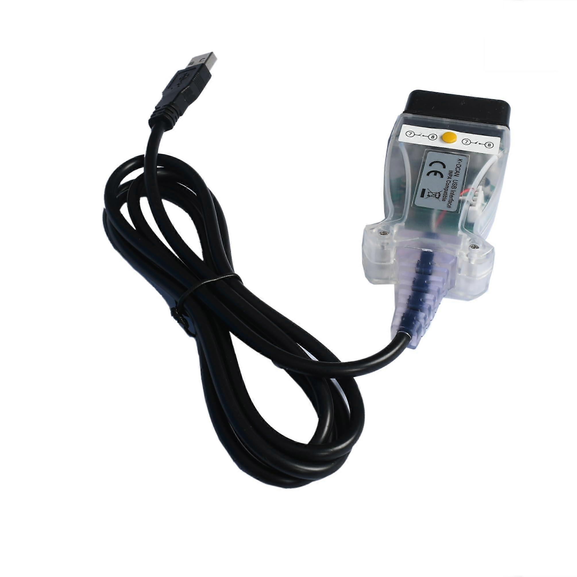 K+ CAN Ediabas USB OBD2 KCAN D-CAN Interface Switch for BM-W Vehicles Diagnostic Tool