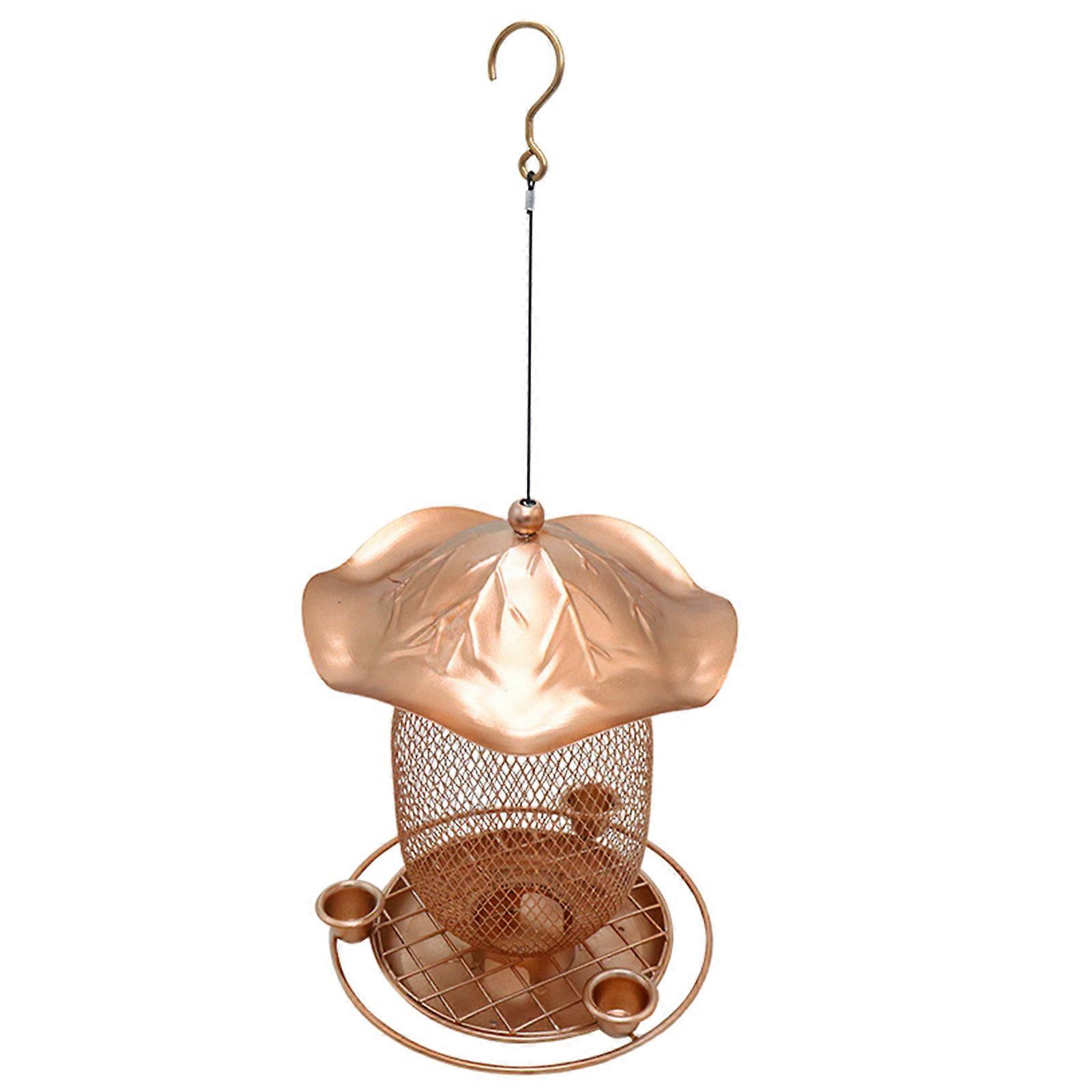 Hanging Bird Feeder for Wild Bird SquirrelProof Bird Feeder Outside Hanging Bird Feeder with Cups Bird Feeding Supply