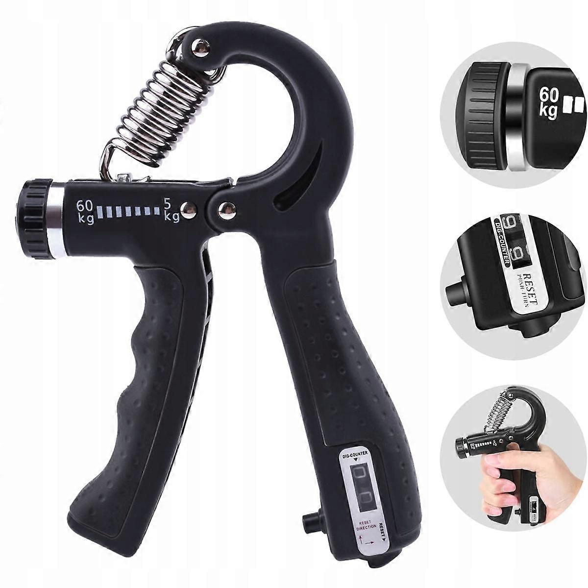 Exercise Squeezer With Adjustable Resistance And Counter *ce*