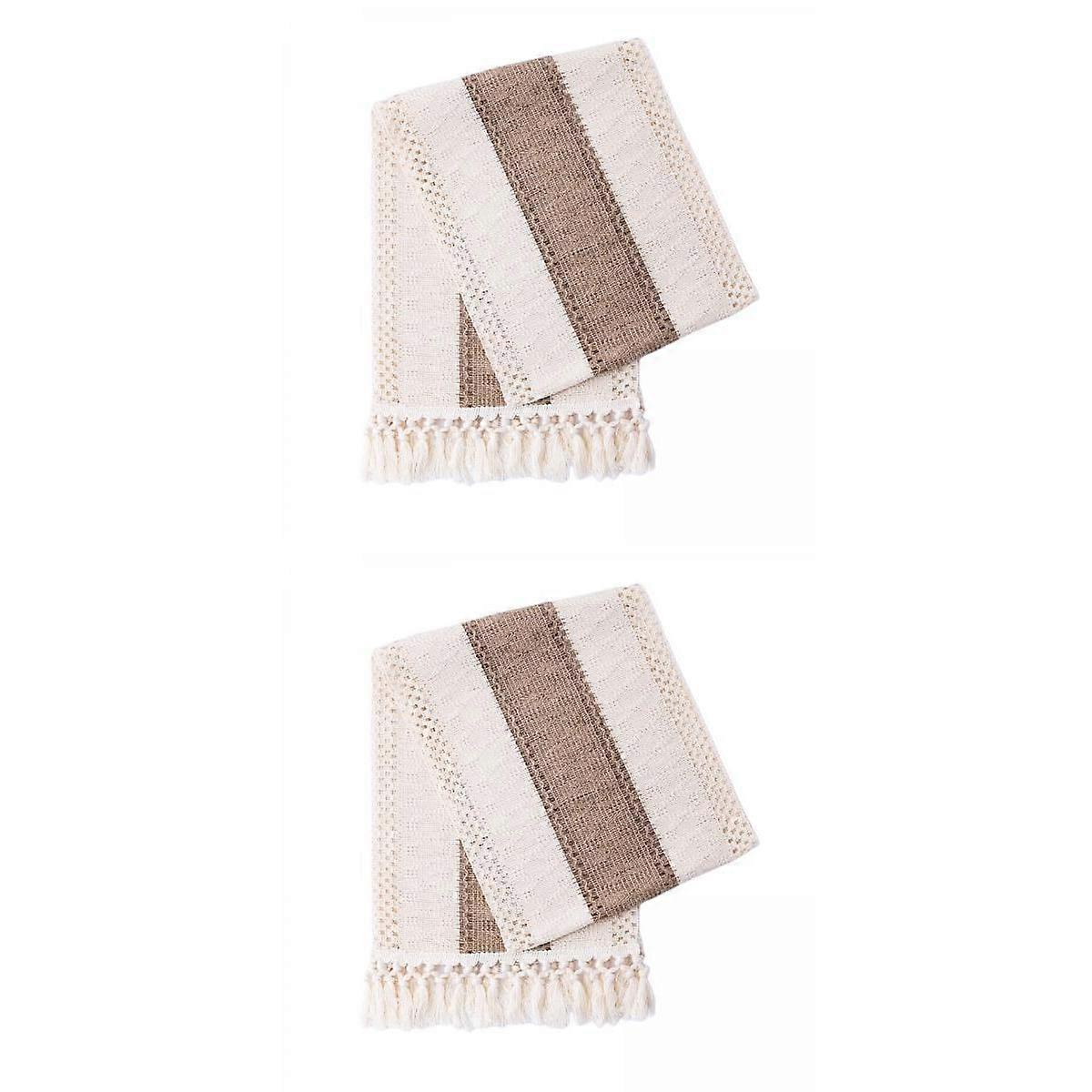 2 Pack Macrame with Tassels Woven Crochet Lace Wedding