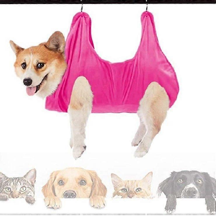 2 في 1 الحيوانات الأليفة الاستمالة مسمار تقليم أرجوحة المساعد تجفيف منشفة حقيبة ضبط النفس