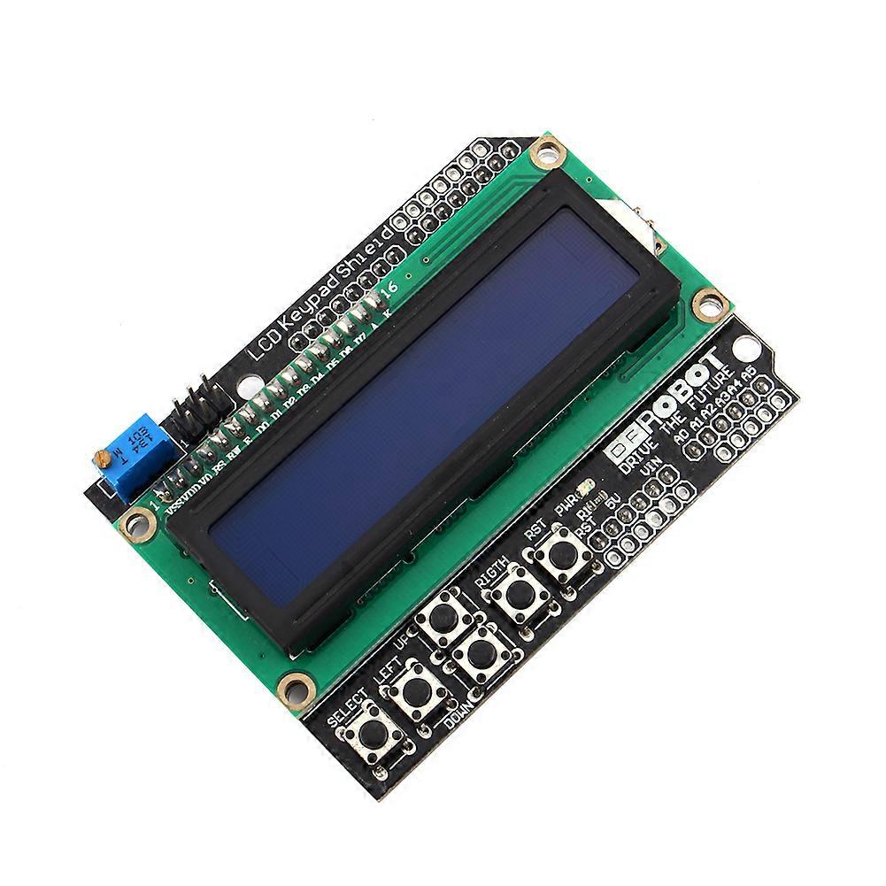 1602 LCD Board Blue backlight display, with keyboard module