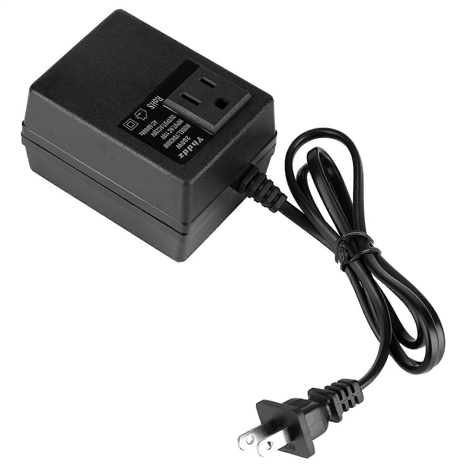 Step Up & Step Down Voltage Converter and Transformer 200W Journey Travel Adapter 110V To 220V Convertingbox Technology