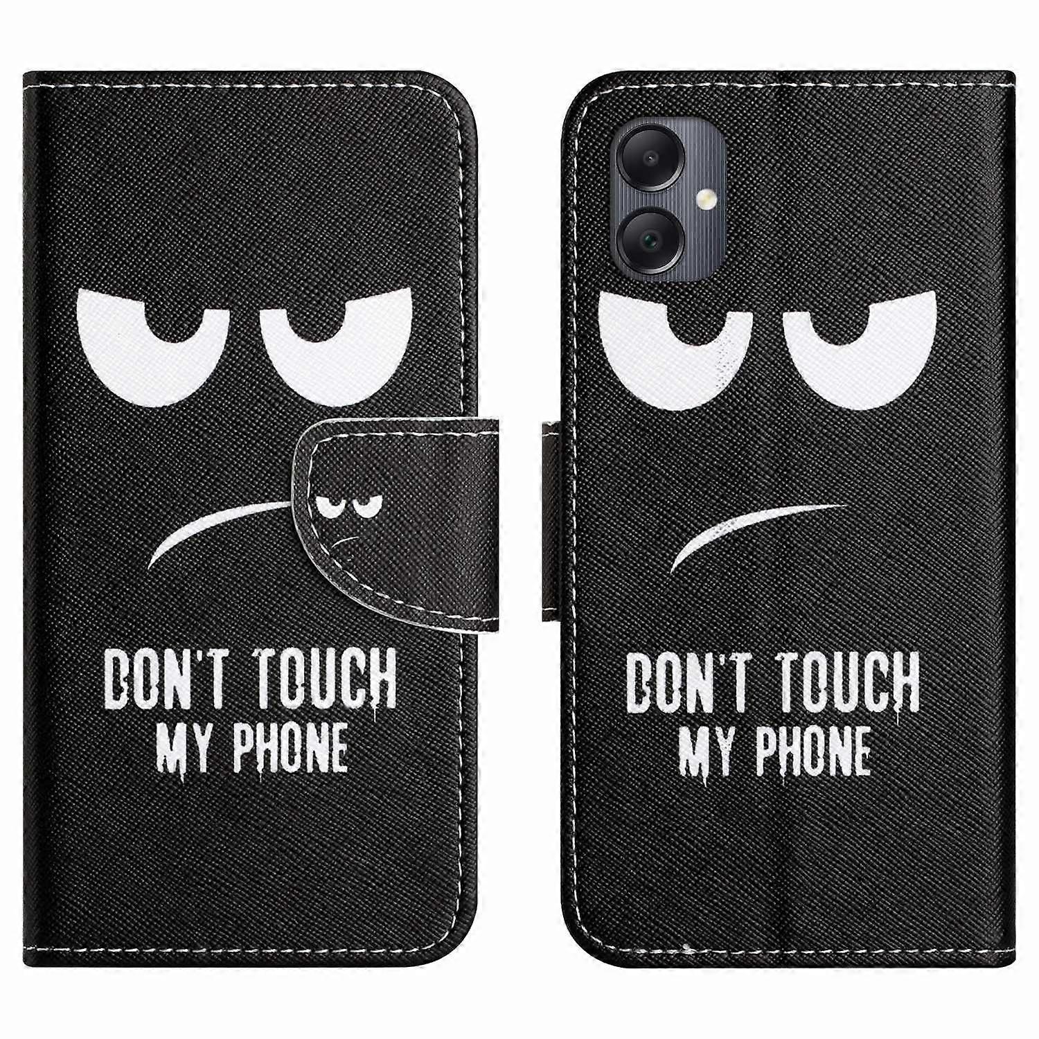 For Samsung Galaxy A06 4G/A06 5G Case Pattern Printing Cross Texture Leather Phone Cover