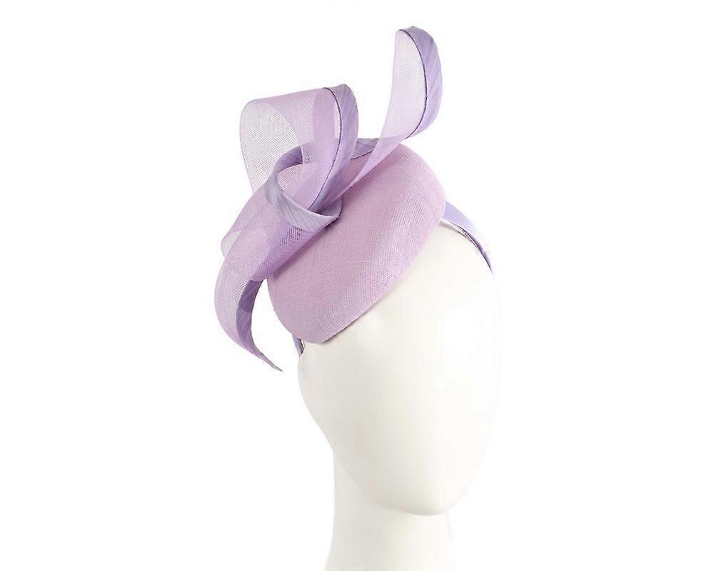 Lilac pillbox fascinator by Fillies Collection S318LI