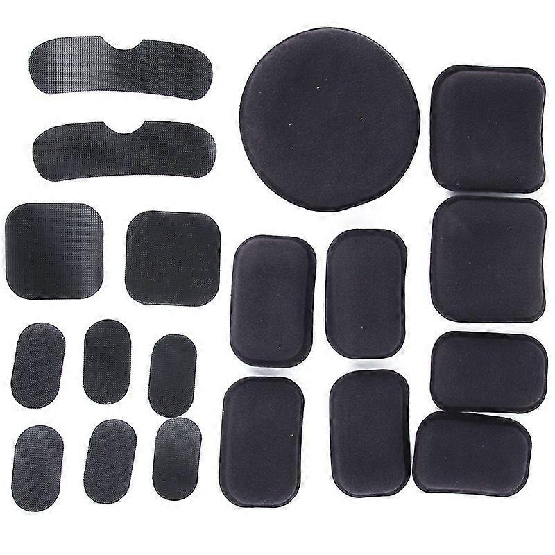 19pcs Universal Helmet Padding Replacement Motorcycles Helmets Foam Cushion Pad