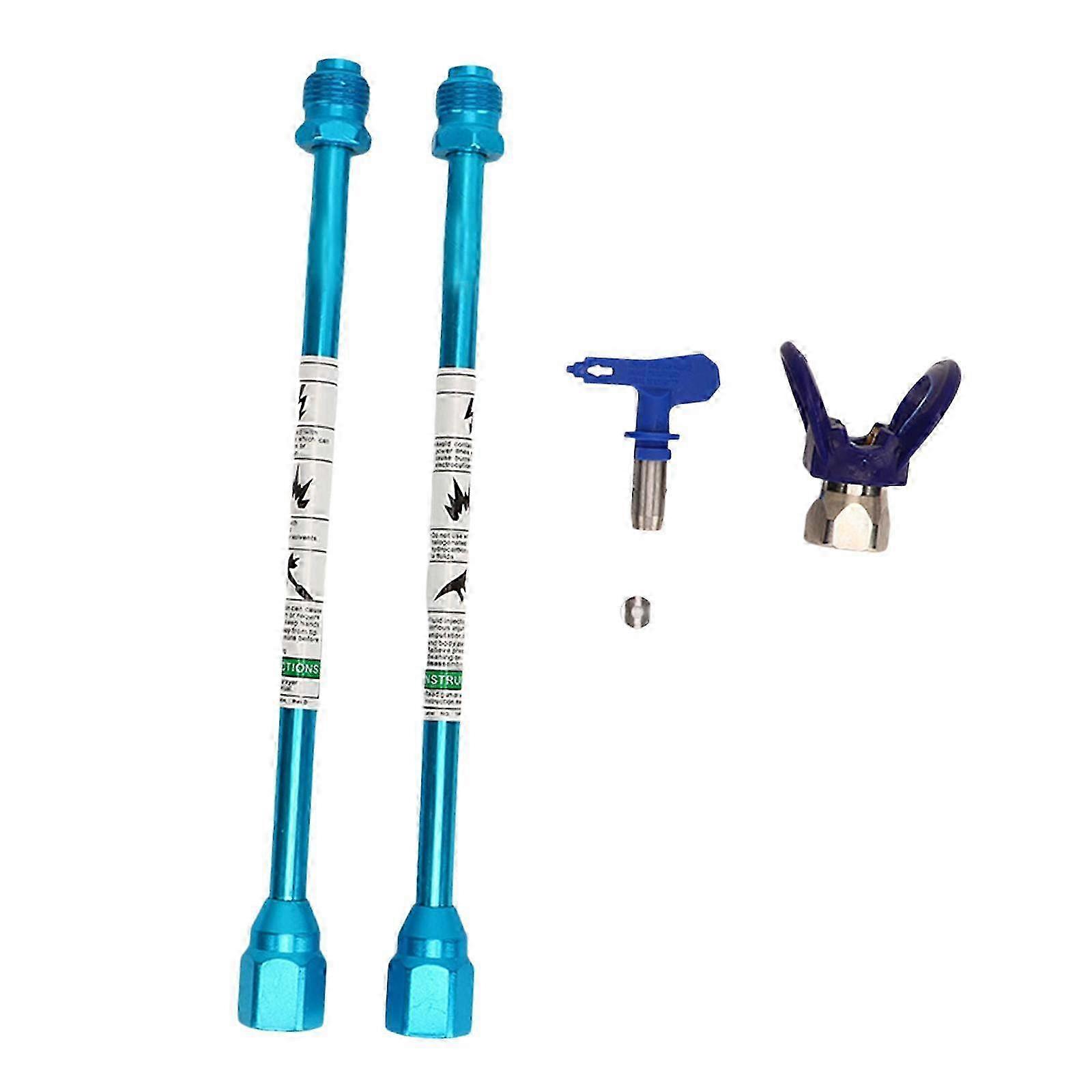 Sturdy High Performance Airless Spraying Tool Extension Pole Rod for Various Spraying Work in Blue Color