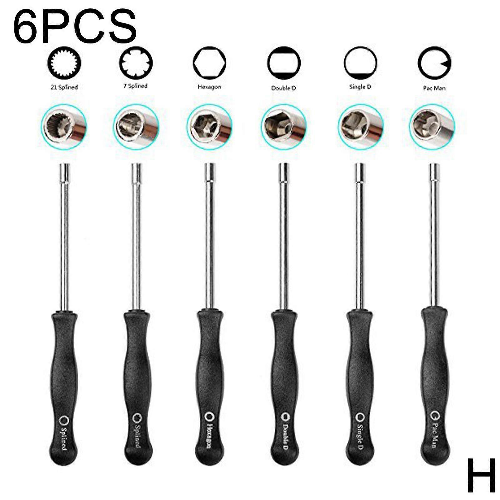 6pcs set (H)$ Carburetor adjustment screwdriver adjustment tool
