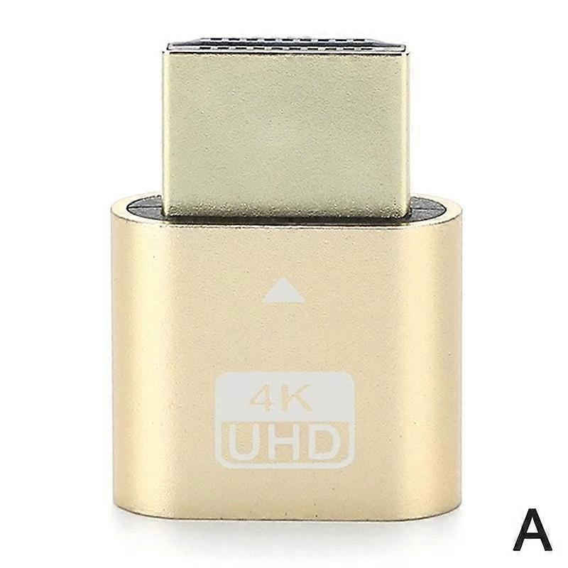4K HDMI Display Emulator Plug and Play Virtual Headless Ghost Adapter for Multiple Monitors Mining Remote Desktop