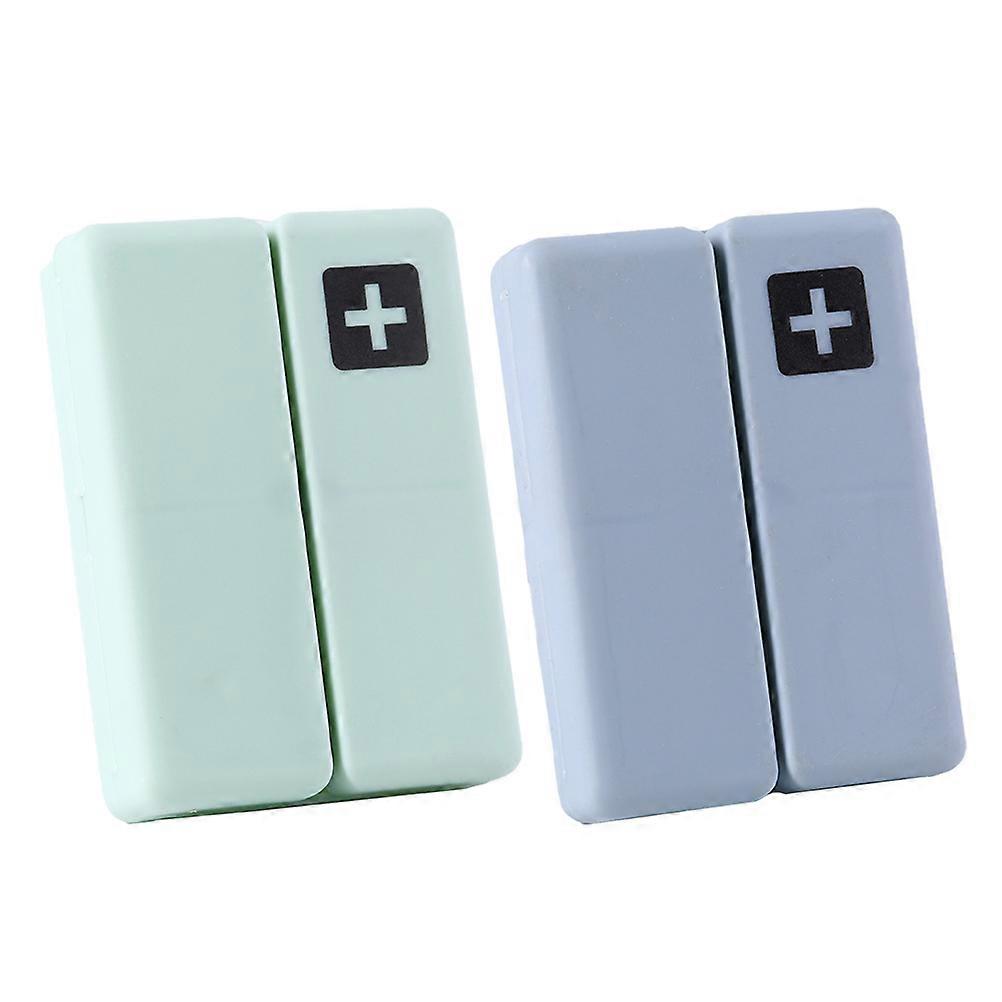 Simple Pill Container, Portable with Space-Saving Foldable Design