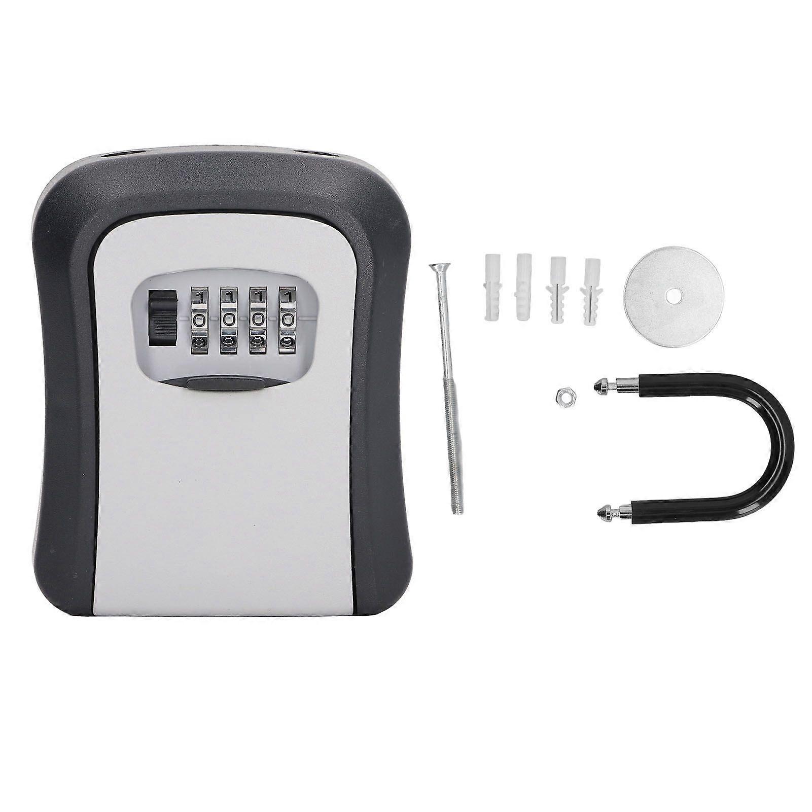 High quality  Curved 4-digit password key box wall-mounted keybox Wall-mounted