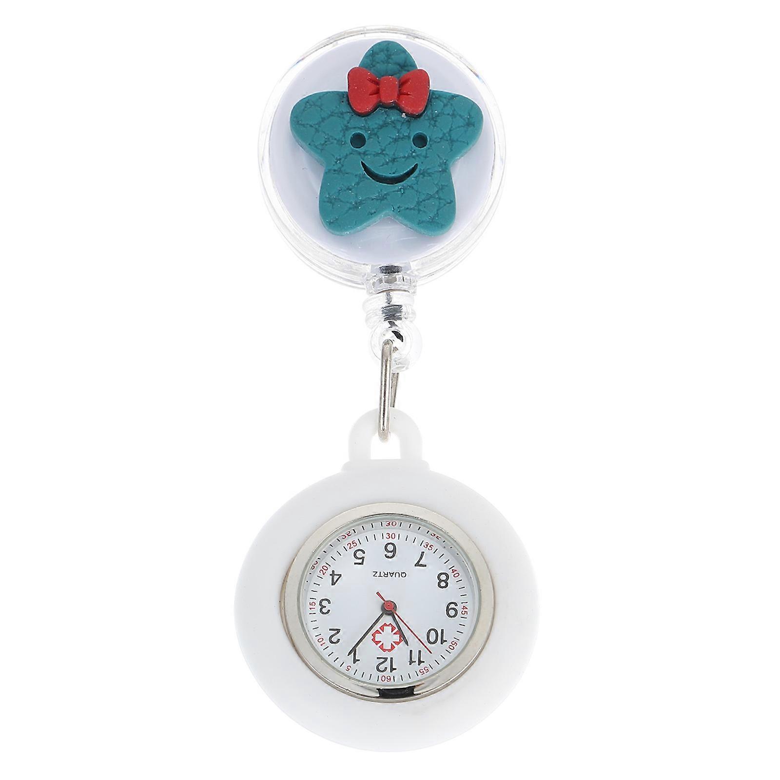 Compact Nurse Watch with Lovely Style, Retractable and Portable, Precise Timekeeping