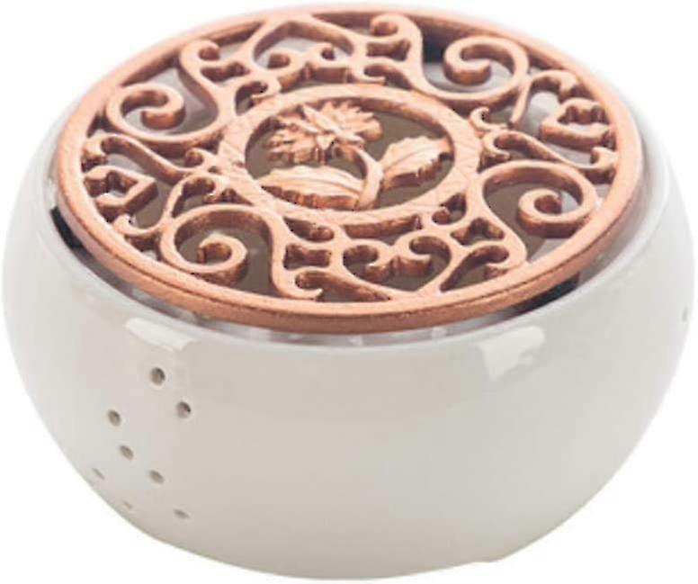 セラミックティーポットウォーマーキャンドルヒーターベースポータブル断熱スタンド