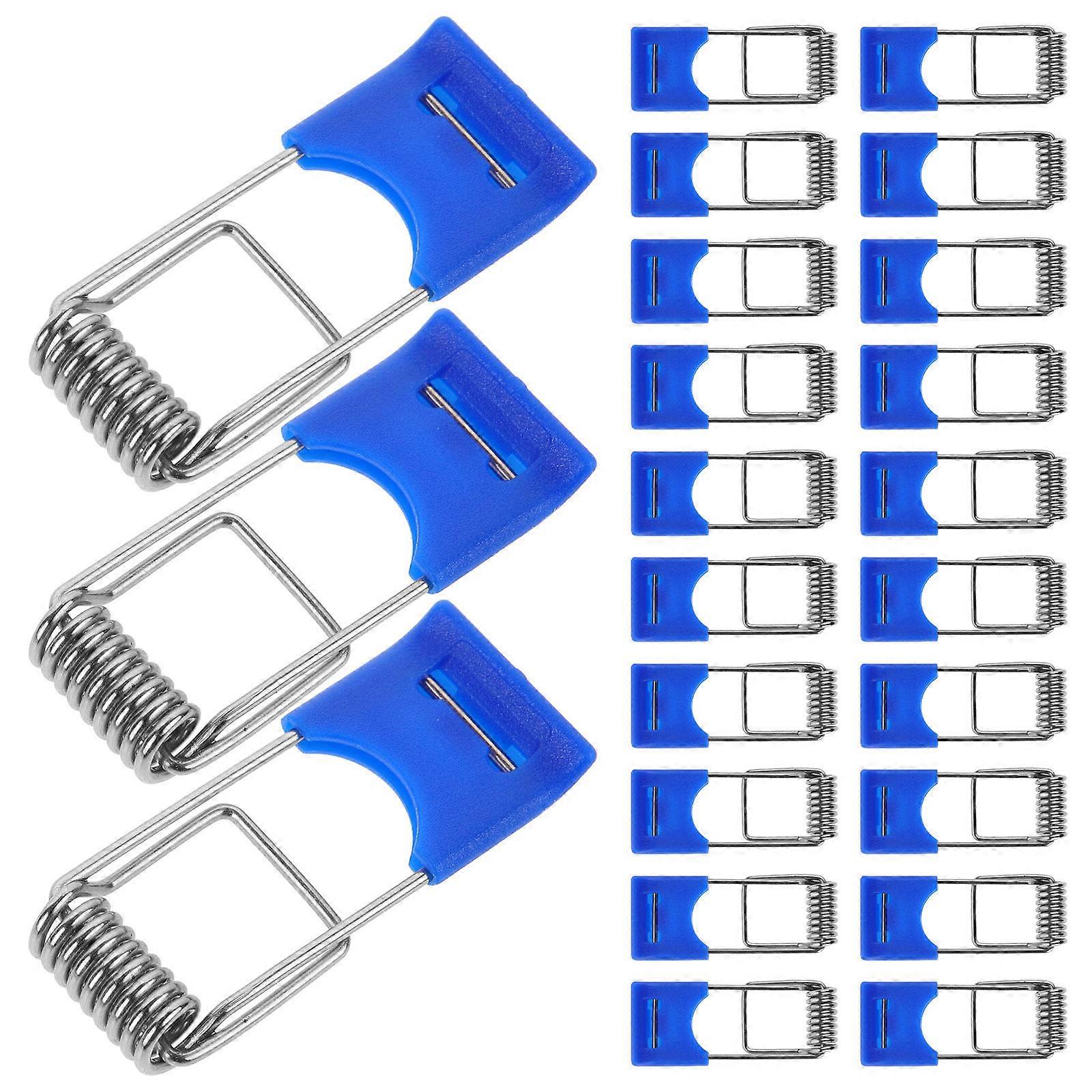 100pcs Recessed Light Clips for Downlights, Spring Retaining Clamps for Easy Installation, Compatible with LED and Panel Lamps