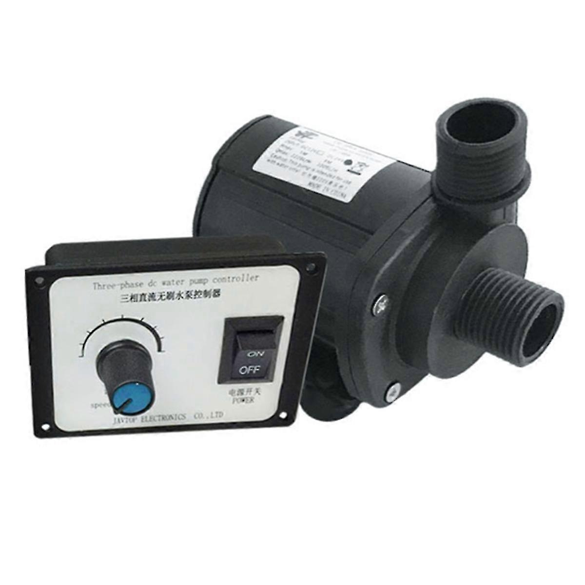 24V Brushless DC High Lift Silent Booster Submersible Pump for Land Use with Speed Control