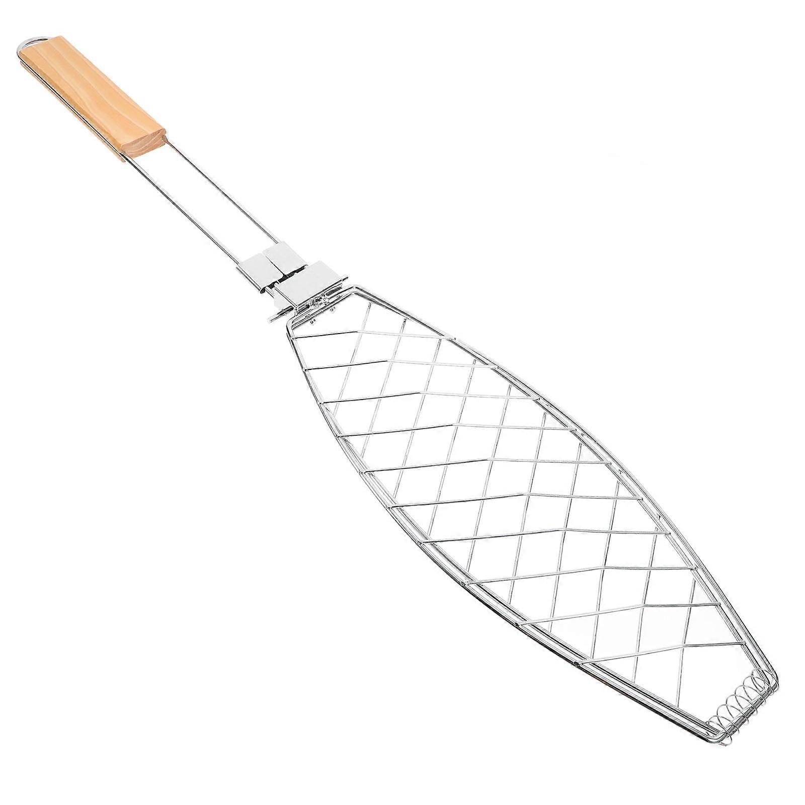 Fish Roasting Basket for Barbecue, Even Heating and Secure Holding
