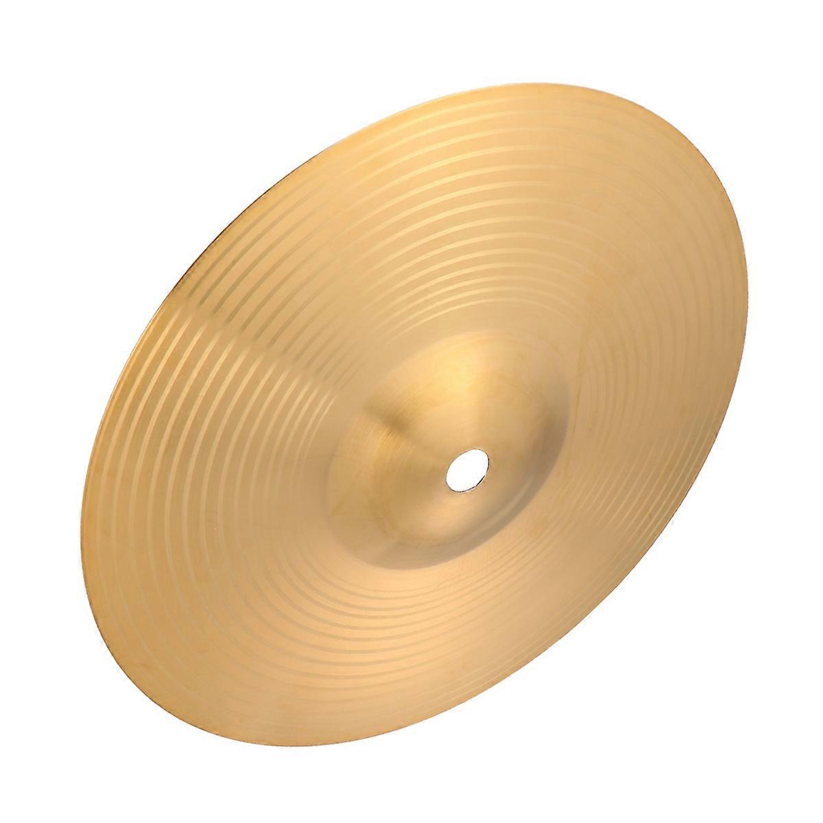Brass Hi Hat Cymbals Durable Crash Ride Percussion Instrument for Beginners and Music Players with Traditional Finish and Great Sound Quality