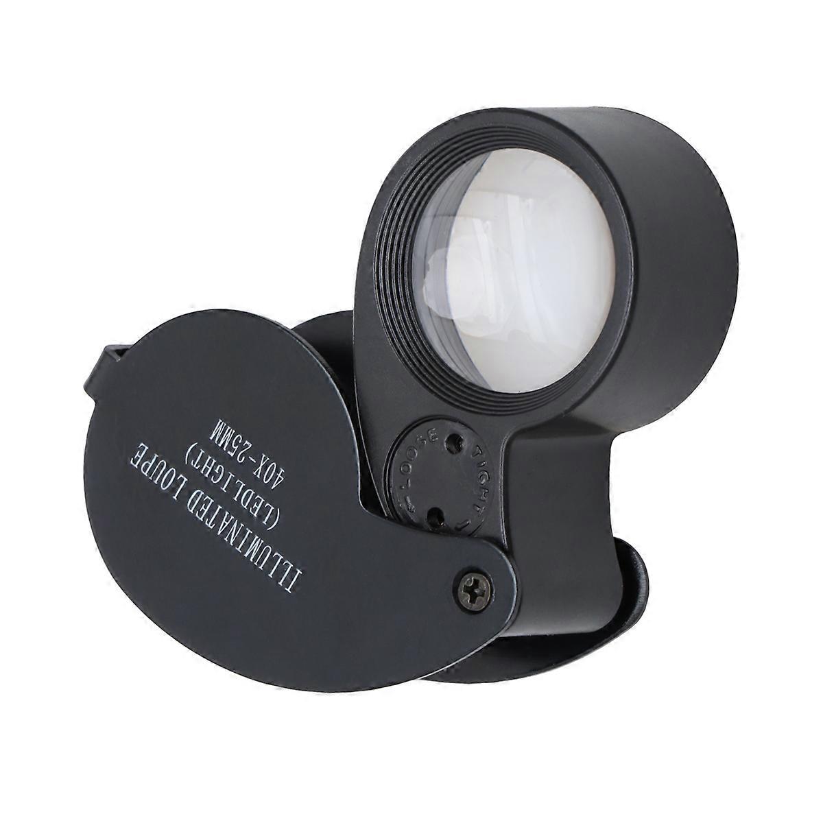 Precision Magnifier with Built-in LED Light for Jewelry Analysis, Stylish and Comfortable