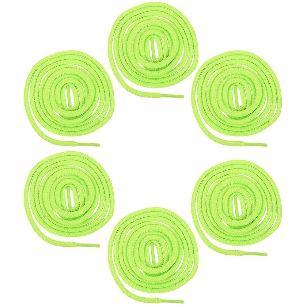 Colored Shoe Laces Polyester Material Decorative Running Shoes 6Pcs