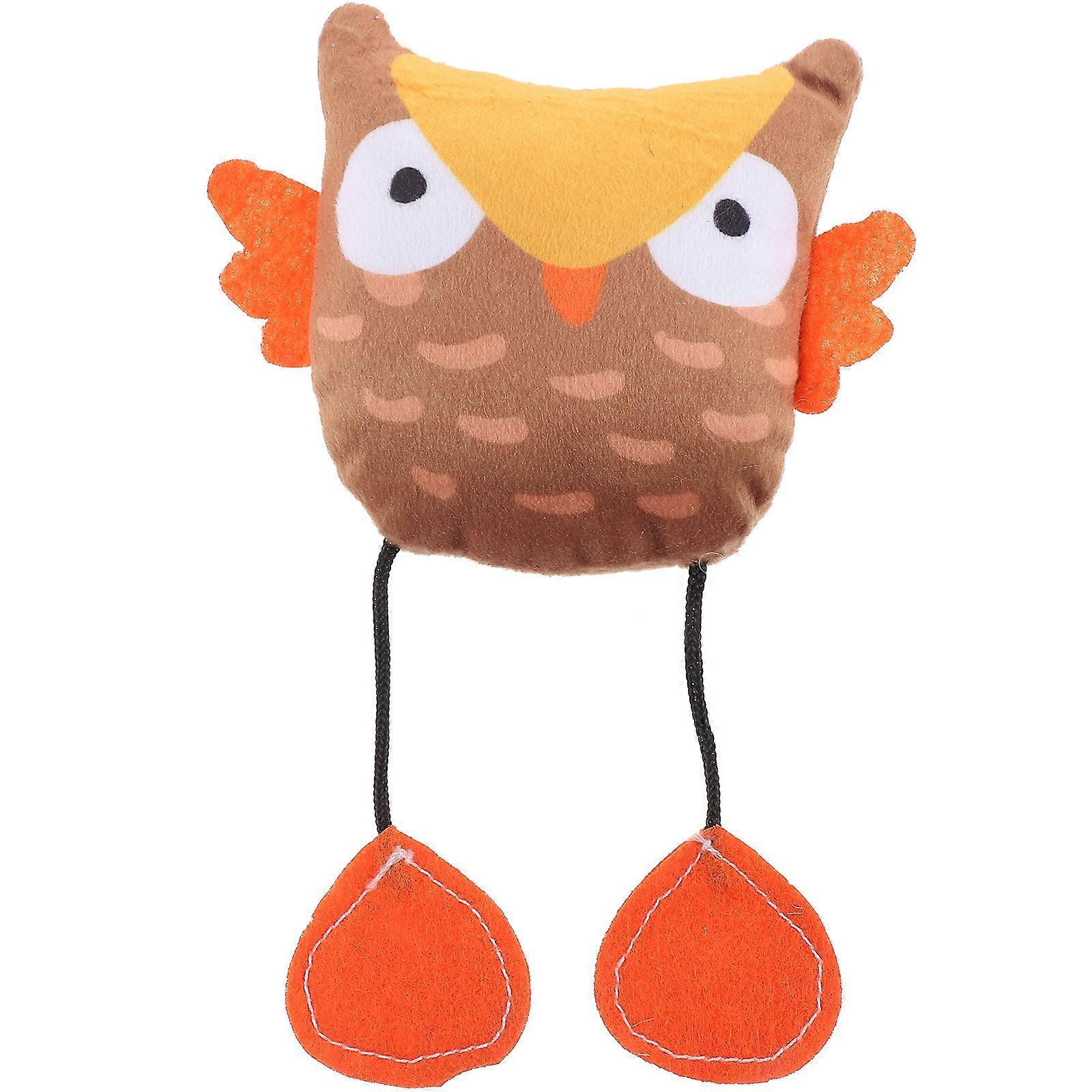 Cat Toys Interactive Toy Insect Shape Plush Indoor Play 1Set