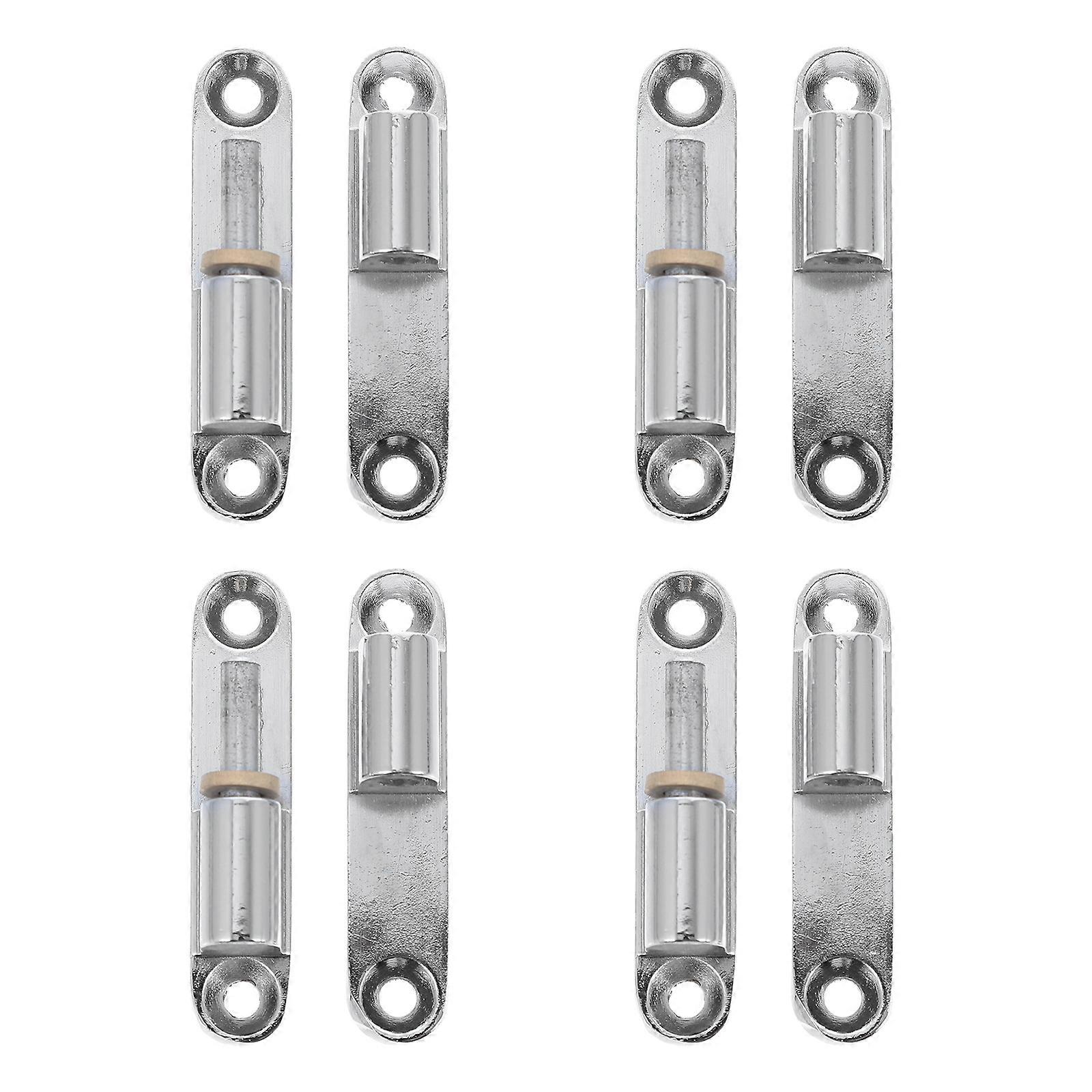 4pcs Zinc Alloy Door Hinge Screw On Hinge 90 Degree for Internal Doors Renovation