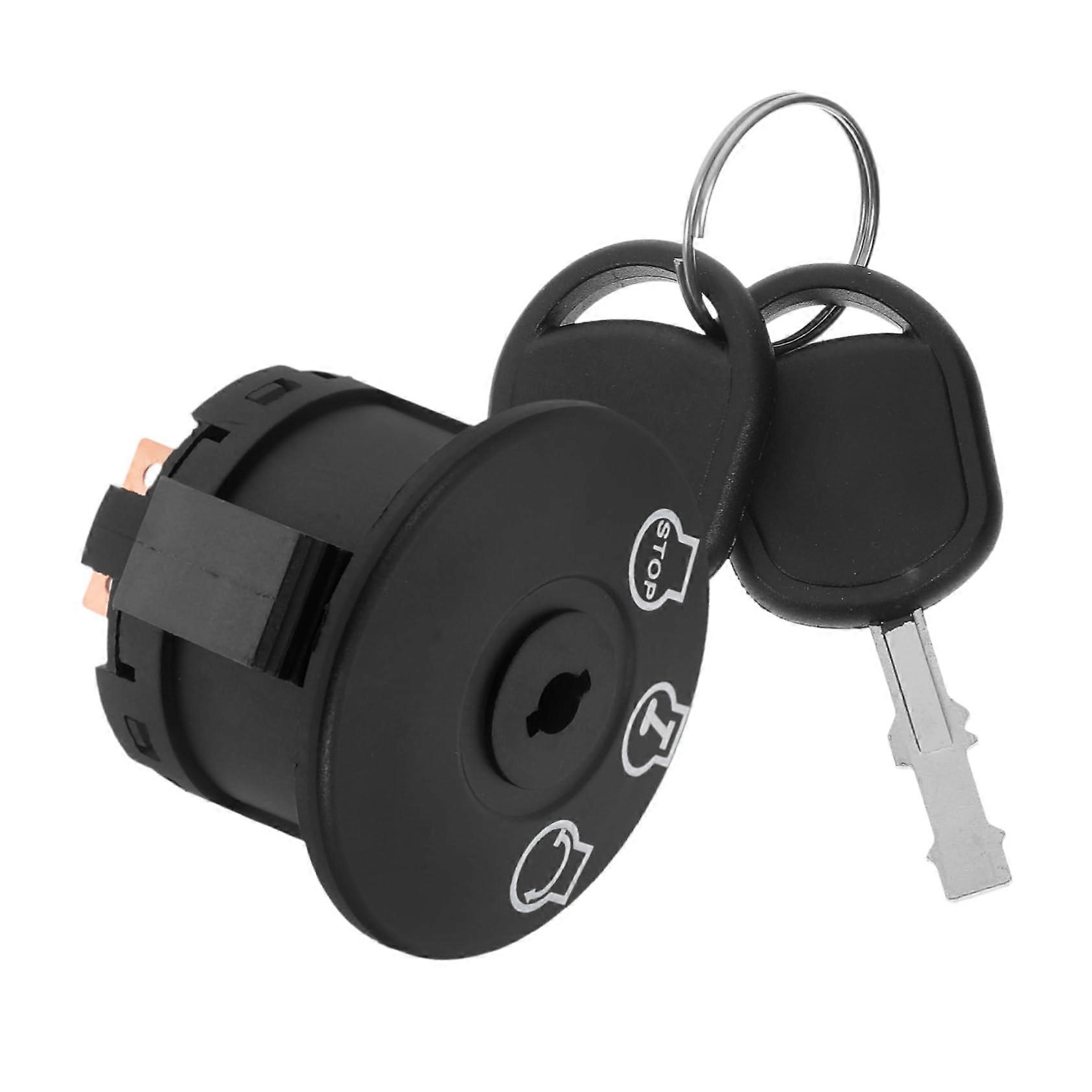 Ignition Switch for Lawnmower Belt Starter Switch Key Lock with Key