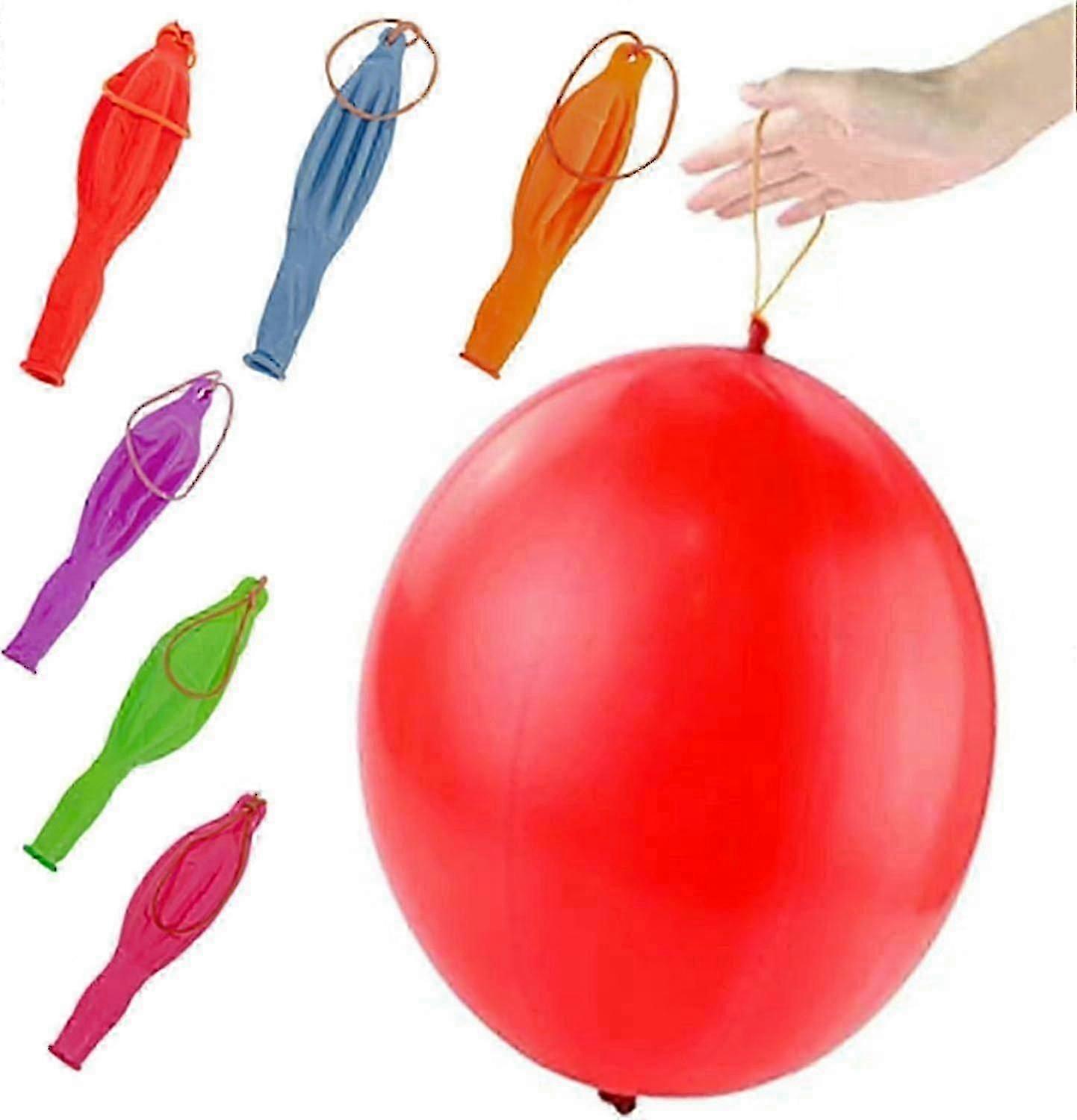 50PCS Large Punch Balloons for Kids, 14" Heavy Duty Strong Punching Balloons Party Bag Fillers Ideal for Party Games Indoor or Outdoor Fun