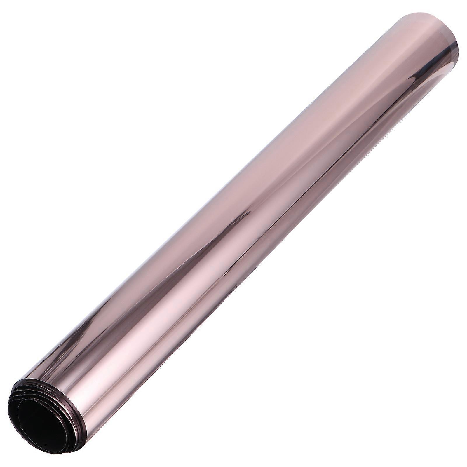 Heat Control Window Film One Way Mirror Insulation Stickers Office Use Silver 50x200cm UV Blocking 1Set