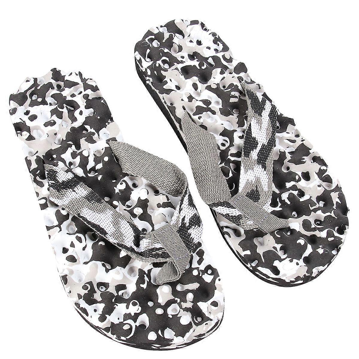 Summer Beach Slippers Man Home Flops Flat Shape Men 9.5US 1 Pair