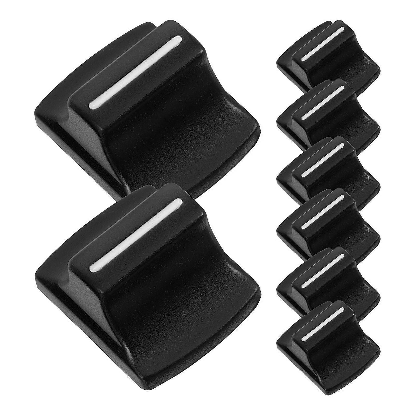 8pcs Mixer Slider Caps for Potentiometer Control – Compact Design for DJs and Musicians, Effortless Audio Adjustment with Stylish Look