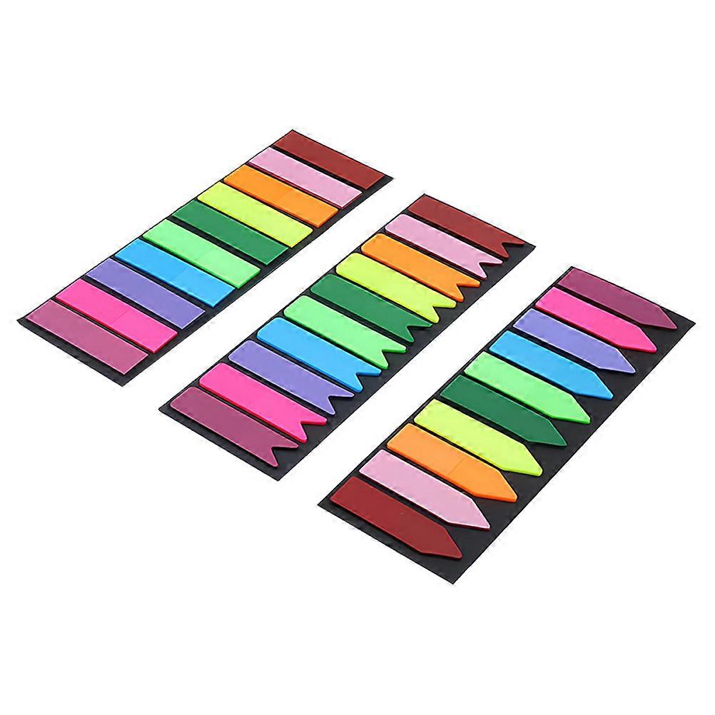 Multi-Function Book Tabs Memo Sticker Portable Waterproof Assorted Color 300Pcs
