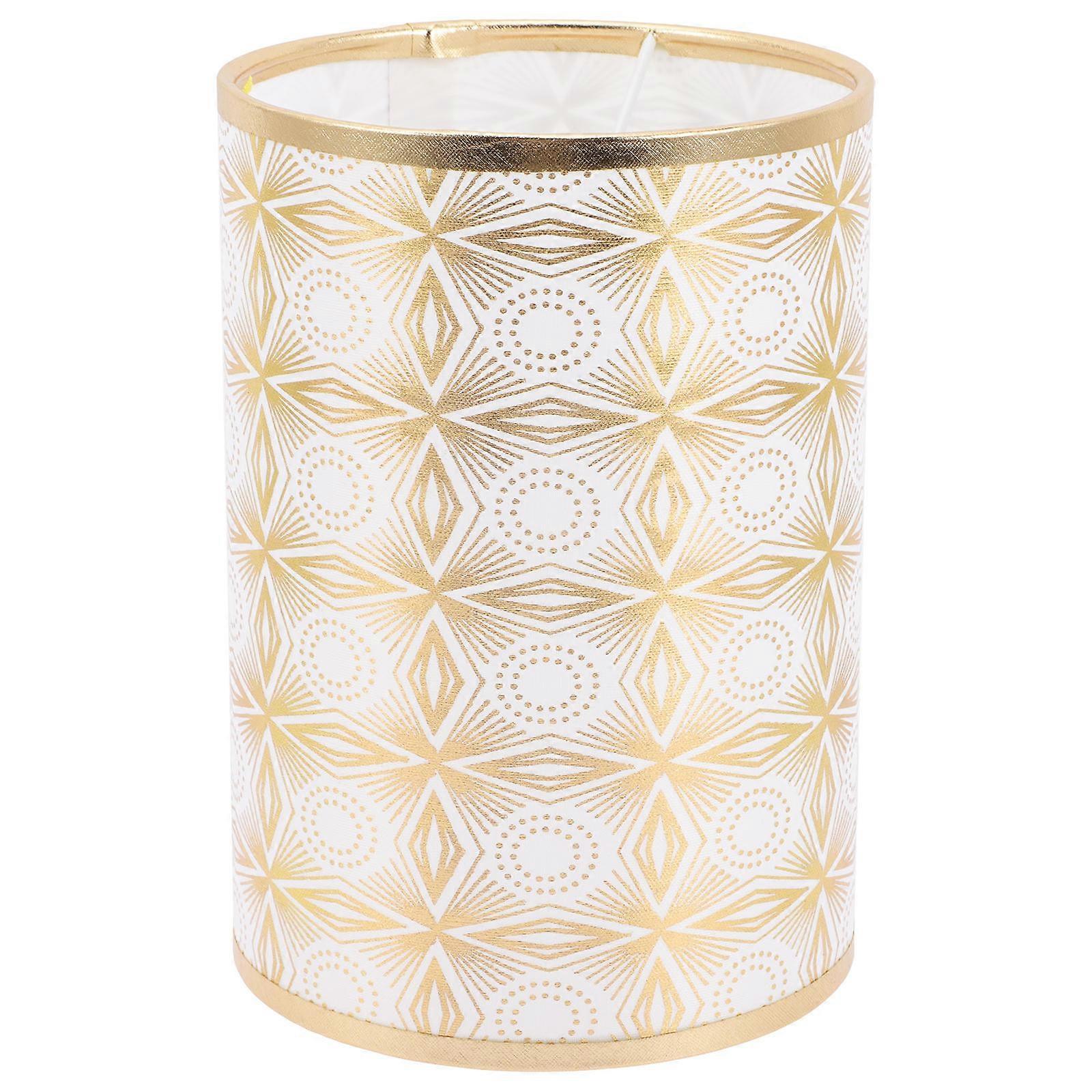 Cloth Lamp Shade Cylinder Shape Simple and Elegant for E27 Lamp 20X14CM 1Pack