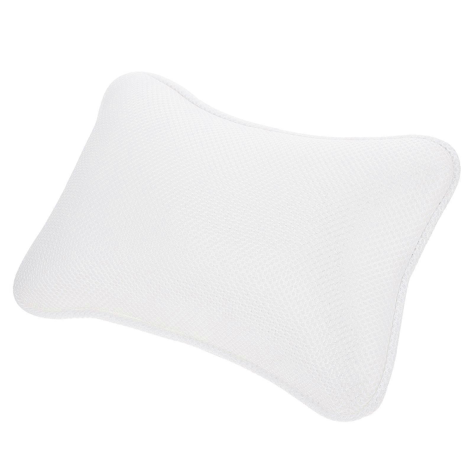 1Pc Bone Shape Bath Pillow with Suction Cups for Spa Use